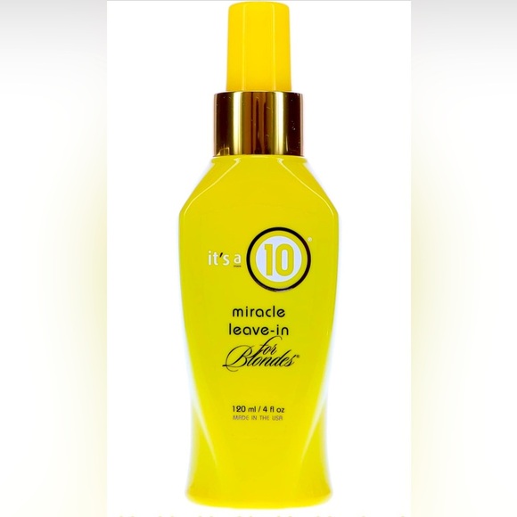 IT'S A 10 Miracle Leave-in detangling Conditioner For Blondes Purple Toning 4 oz - Picture 7 of 13